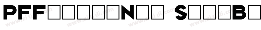 PFFuturaNeu SemiBold字体转换
